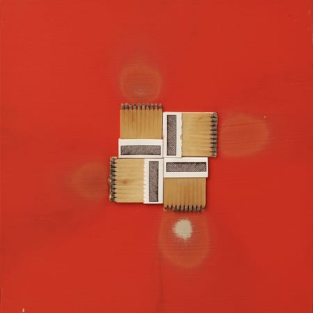 Bernard Aubertin — Boites d'allumettes Brulées